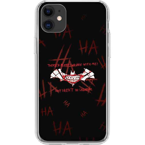 DC Comics The Joker Plenty Wrong With Me iPhone 11 Clear Case