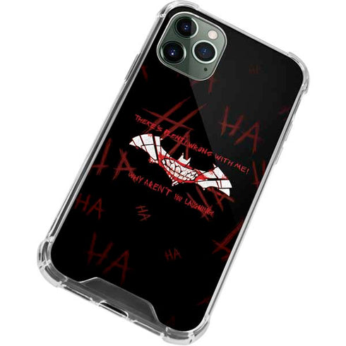 DC Comics The Joker Plenty Wrong With Me iPhone 11 Pro Max Clear Case