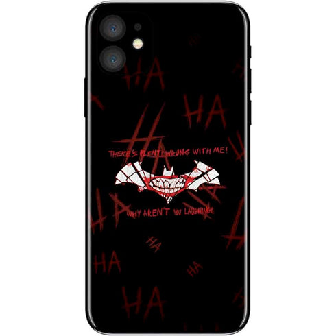 DC Comics The Joker Plenty Wrong With Me iPhone 11 Skin