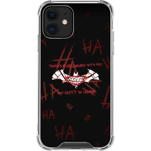 DC Comics The Joker Plenty Wrong With Me iPhone 12 Mini Clear Case