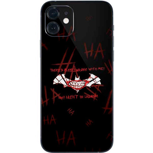 DC Comics The Joker Plenty Wrong With Me iPhone 12 Mini Skin