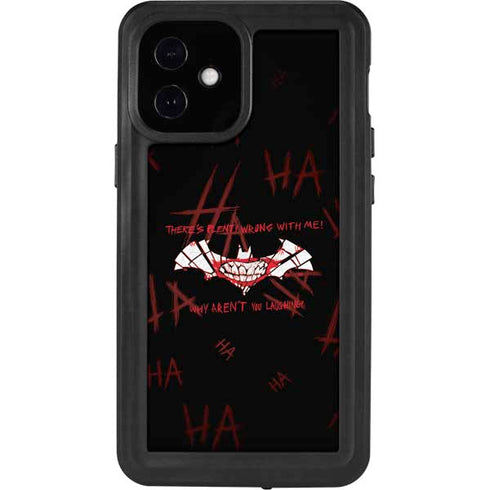 DC Comics The Joker Plenty Wrong With Me iPhone 12 Mini Waterproof Case