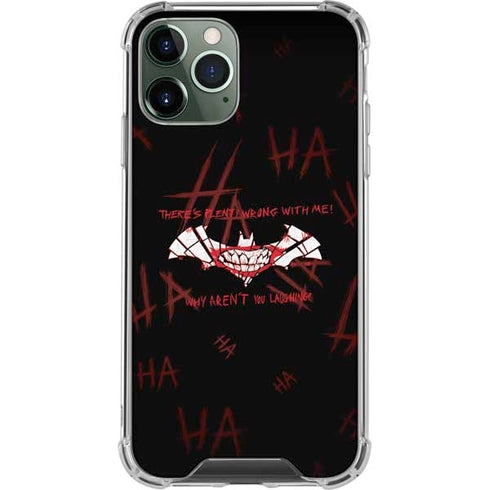 DC Comics The Joker Plenty Wrong With Me iPhone 12 Pro Clear Case