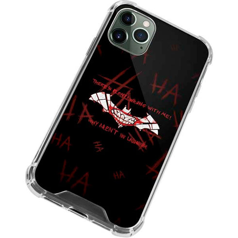 DC Comics The Joker Plenty Wrong With Me iPhone 12 Pro Clear Case