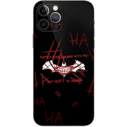 DC Comics The Joker Plenty Wrong With Me iPhone 12 Pro Skin