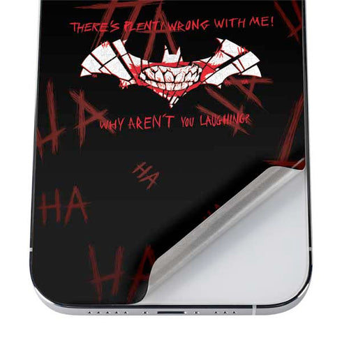 DC Comics The Joker Plenty Wrong With Me iPhone 12 Pro Skin