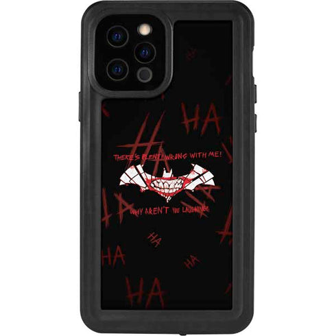 DC Comics The Joker Plenty Wrong With Me iPhone 12 Pro Waterproof Case