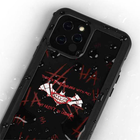 DC Comics The Joker Plenty Wrong With Me iPhone 12 Pro Waterproof Case