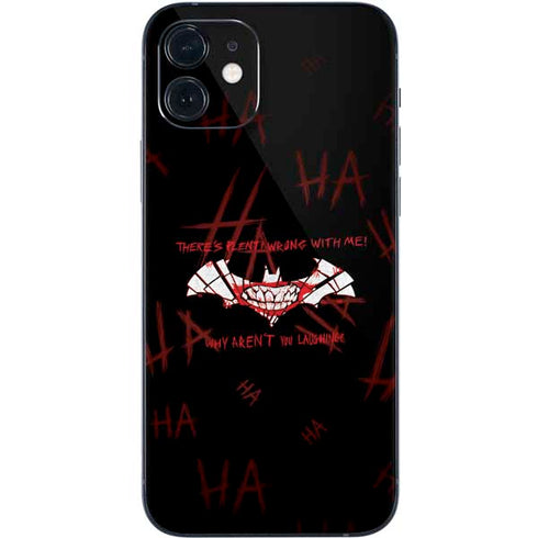 DC Comics The Joker Plenty Wrong With Me iPhone 12 Skin