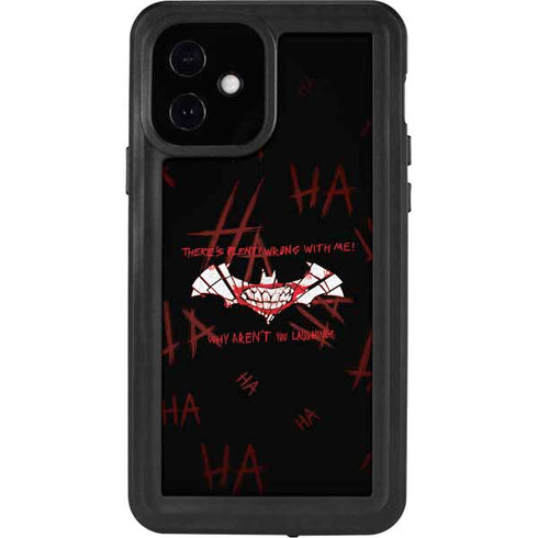 DC Comics The Joker Plenty Wrong With Me iPhone 12 Waterproof Case