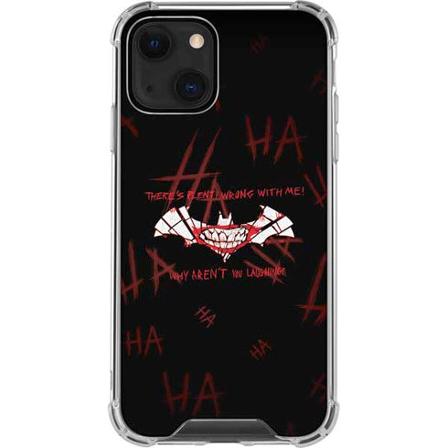 DC Comics The Joker Plenty Wrong With Me iPhone 14 Plus Clear Case