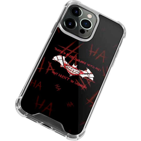 DC Comics The Joker Plenty Wrong With Me iPhone 14 Pro Clear Case