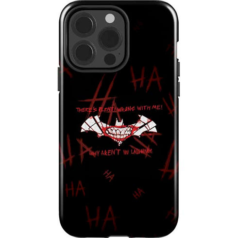 DC Comics The Joker Plenty Wrong With Me iPhone 15 Pro Impact Case