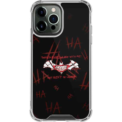 DC Comics The Joker Plenty Wrong With Me iPhone 15 Pro Max Clear Case