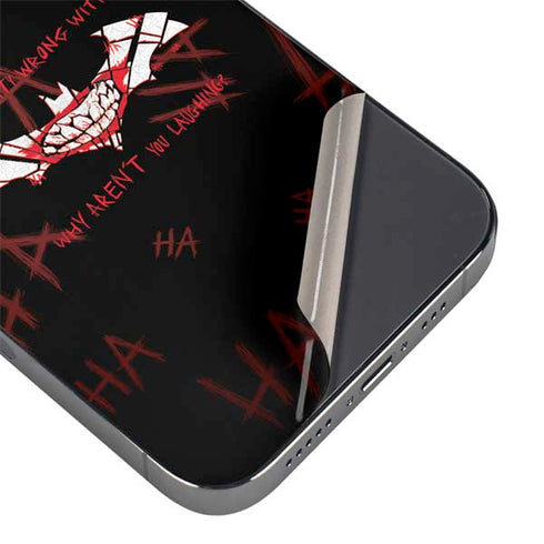 DC Comics The Joker Plenty Wrong With Me iPhone 14 Pro Max Skin