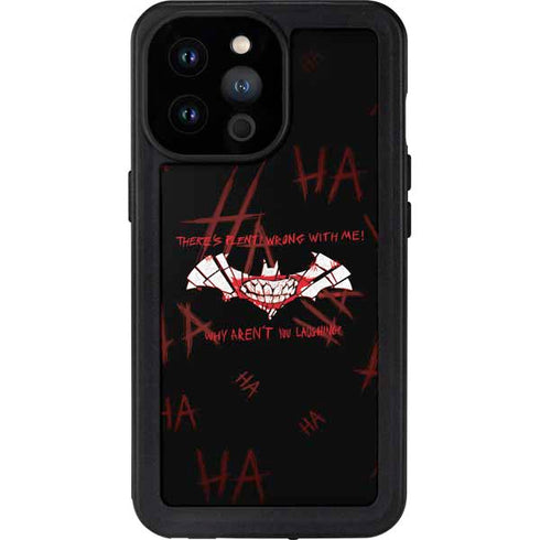 DC Comics The Joker Plenty Wrong With Me iPhone 14 Pro Max Waterproof Case