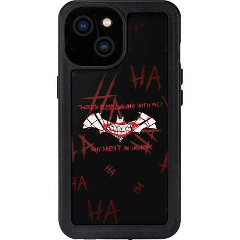 DC Comics The Joker Plenty Wrong With Me iPhone 15 Waterproof Case