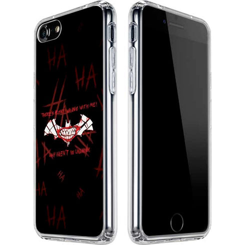 DC Comics The Joker Plenty Wrong With Me iPhone SE (2nd & 3rd Gen) Clear Case