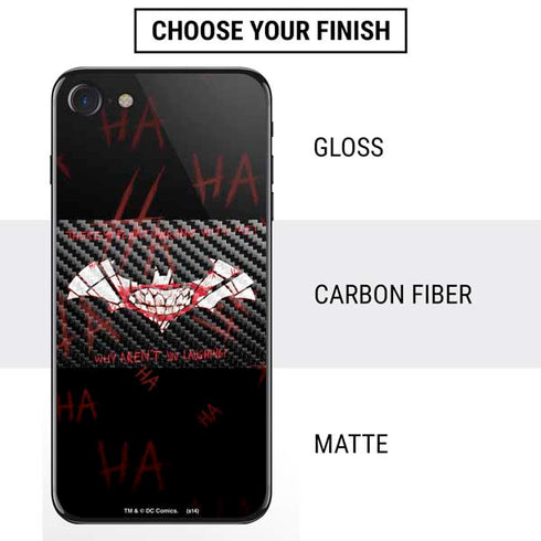 DC Comics The Joker Plenty Wrong With Me iPhone SE (2nd & 3rd Gen) Skin