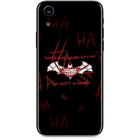 DC Comics The Joker Plenty Wrong With Me iPhone XR Skin