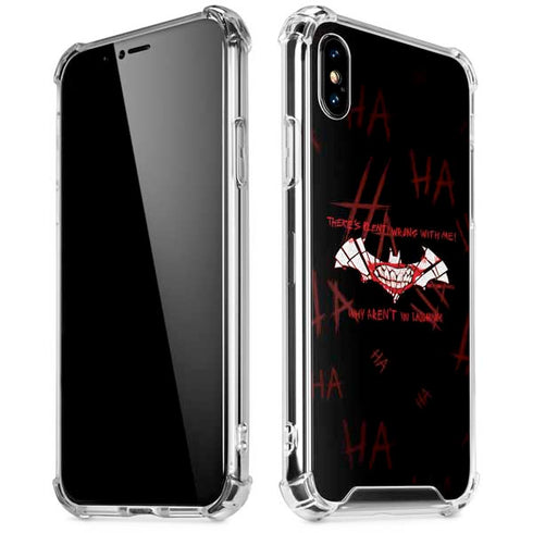 DC Comics The Joker Plenty Wrong With Me iPhone XS Max Clear Case