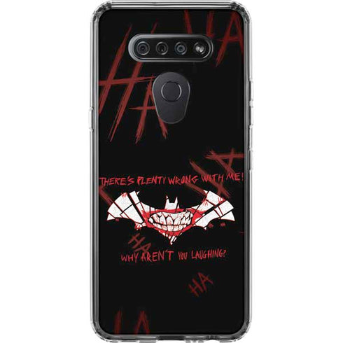 DC Comics The Joker Plenty Wrong With Me LG K51/Q51 Clear Case