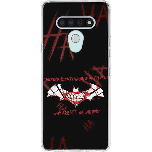 DC Comics The Joker Plenty Wrong With Me LG Stylo 6 Clear Case