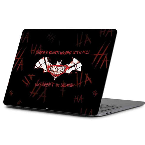 DC Comics The Joker Plenty Wrong With Me Apple MacBook Pro 13-inch Skin