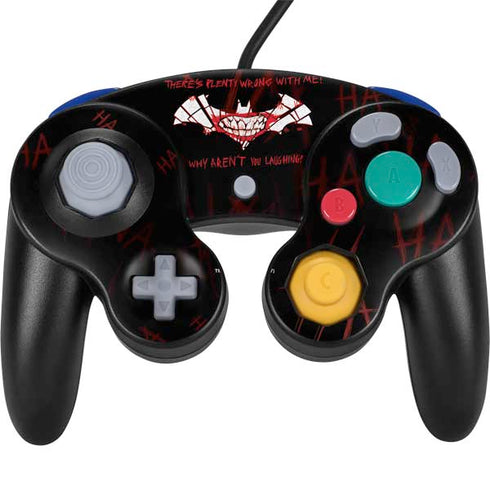 DC Comics The Joker Plenty Wrong With Me Nintendo GameCube Controller Skin