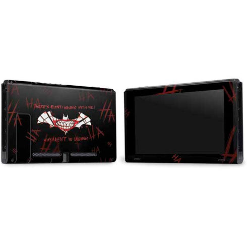 DC Comics The Joker Plenty Wrong With Me Nintendo Switch Bundle Skin