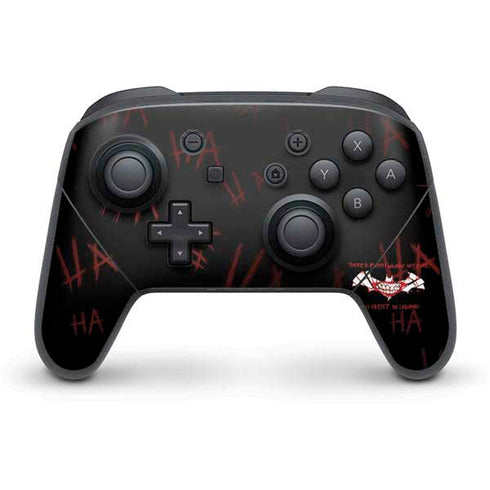 DC Comics The Joker Plenty Wrong With Me Nintendo Switch Pro Controller Skin