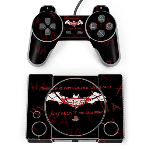 DC Comics The Joker Plenty Wrong With Me PlayStation Classic Bundle Skin