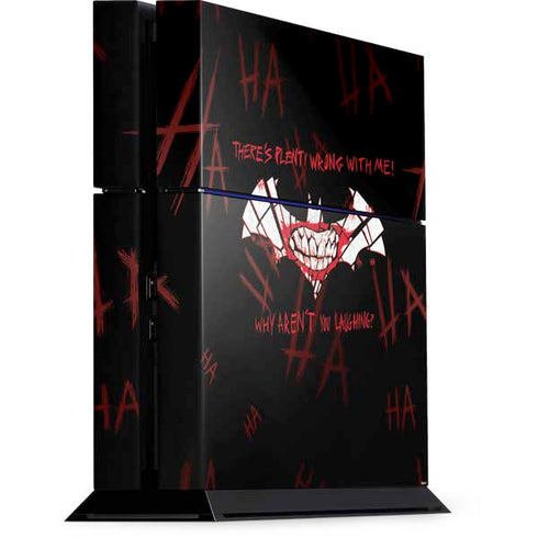 DC Comics The Joker Plenty Wrong With Me PS4 Console Skin