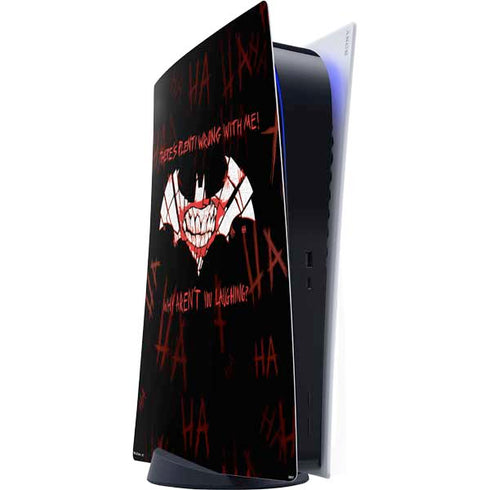 DC Comics The Joker Plenty Wrong With Me PS5 Digital Edition Console Skin