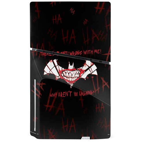 DC Comics The Joker Plenty Wrong With Me PS5 Slim Disk Console Skin