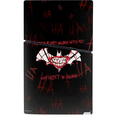 DC Comics The Joker Plenty Wrong With Me PS5 Slim Digital Edition Bundle Skin