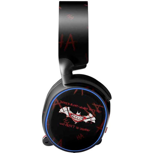 DC Comics The Joker Plenty Wrong With Me SteelSeries Arctis 5 Skin