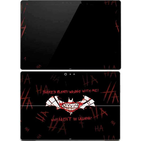 DC Comics The Joker Plenty Wrong With Me Surface Pro 4 Skin