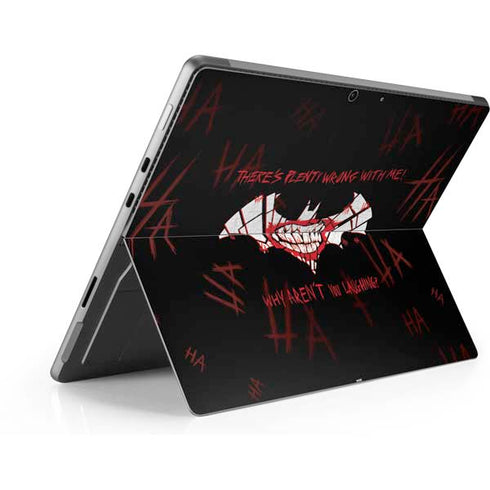 DC Comics The Joker Plenty Wrong With Me Surface Pro 8 Skin
