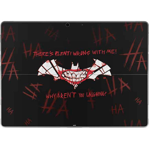 DC Comics The Joker Plenty Wrong With Me Surface Pro 9 Skin