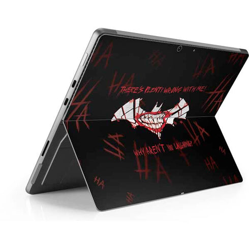 DC Comics The Joker Plenty Wrong With Me Surface Pro 9 Skin