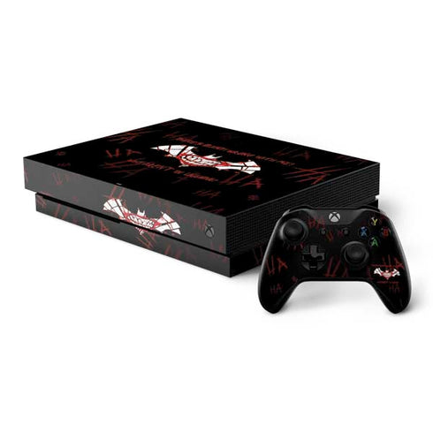 DC Comics The Joker Plenty Wrong With Me Xbox One X Bundle Skin