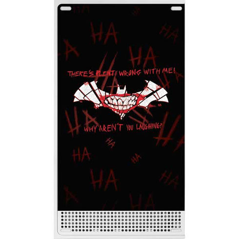 DC Comics The Joker Plenty Wrong With Me Xbox Series S Console Skin