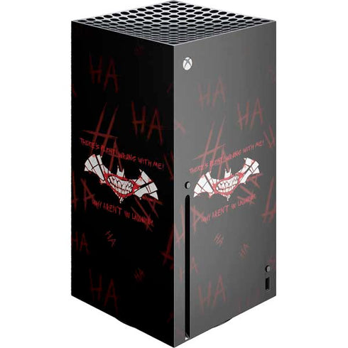 DC Comics The Joker Plenty Wrong With Me Xbox Series X Console Skin