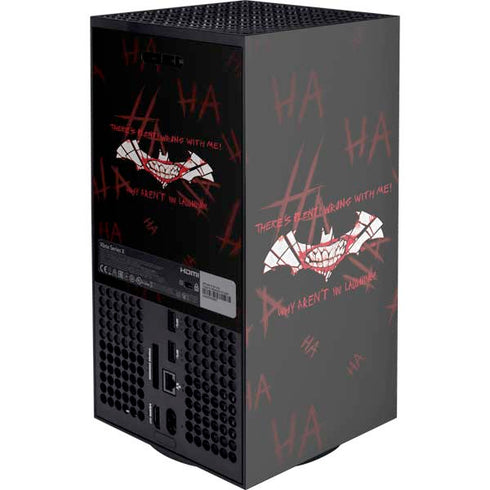 DC Comics The Joker Plenty Wrong With Me Xbox Series X Console Skin