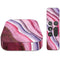 Plum Watercolor Geode Apple TV Skin