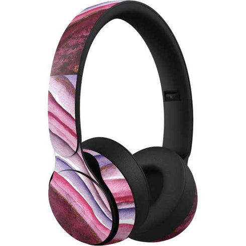 Plum Watercolor Geode Beats Solo Pro Skin