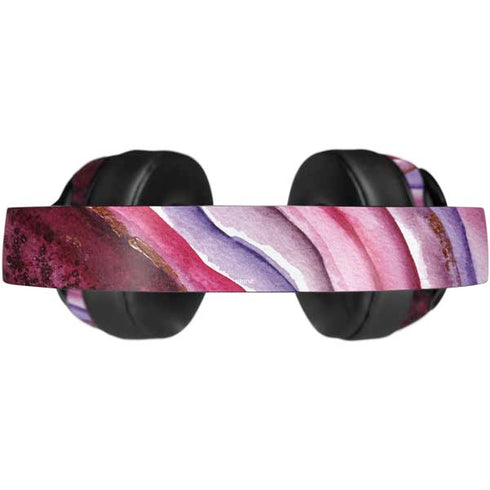 Plum Watercolor Geode Beats Solo Pro Skin