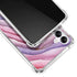 Plum Watercolor Geode Galaxy A14 5G Clear Case