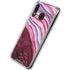 Plum Watercolor Geode Galaxy A30 Clear Case